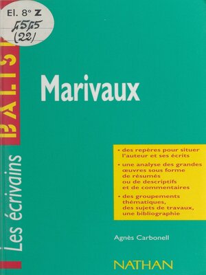 cover image of Marivaux